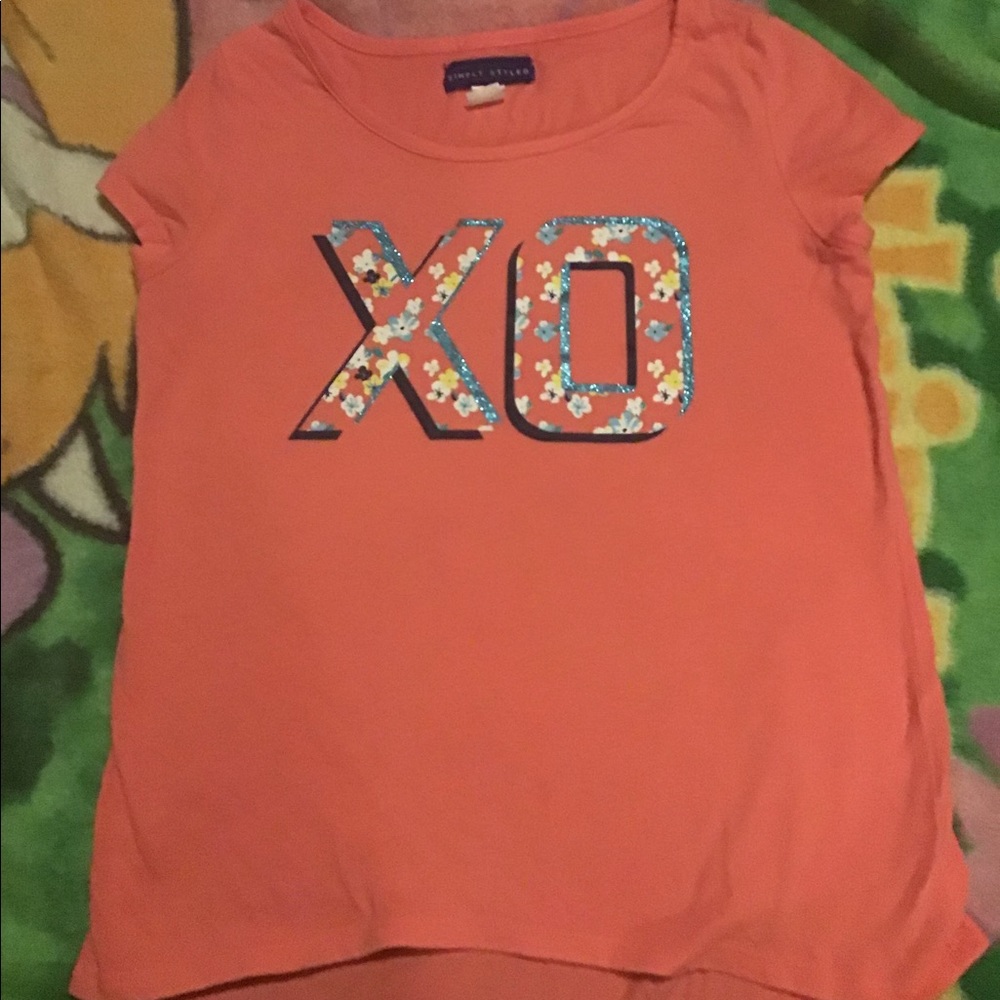 Short sleeve Pink (XO) XL Girl Shirt